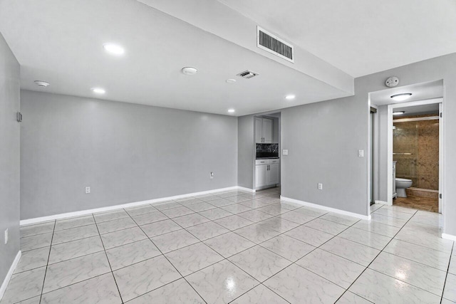 view of unfurnished living room