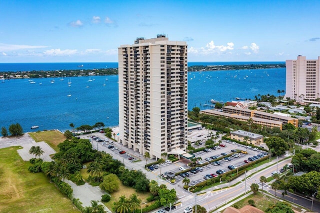 5600 N Flagler Dr Unit 505, West Palm Beach, FL 33407 - aerial view with a water view