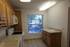 kitchen with white appliances