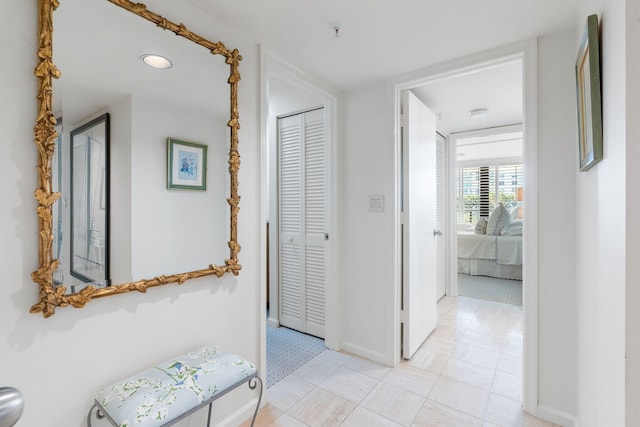 3440 S Ocean Blvd Unit 201N, Palm Beach, FL 33480 - corridor featuring baseboards