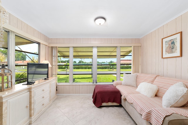 sunroom / solarium with a wealth of natural light