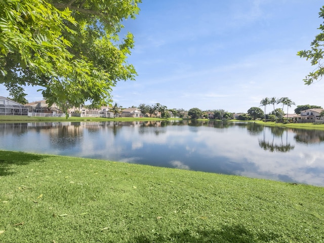 property view of water