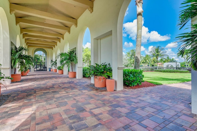 view of patio