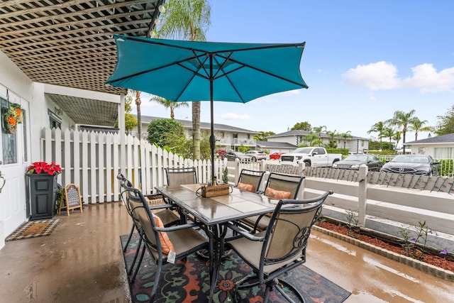 view of patio