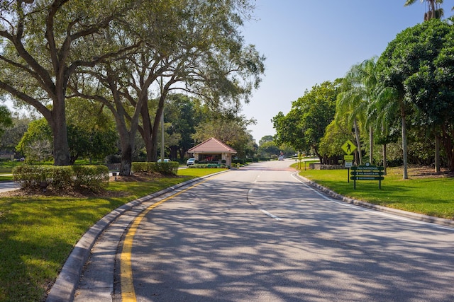 view of road