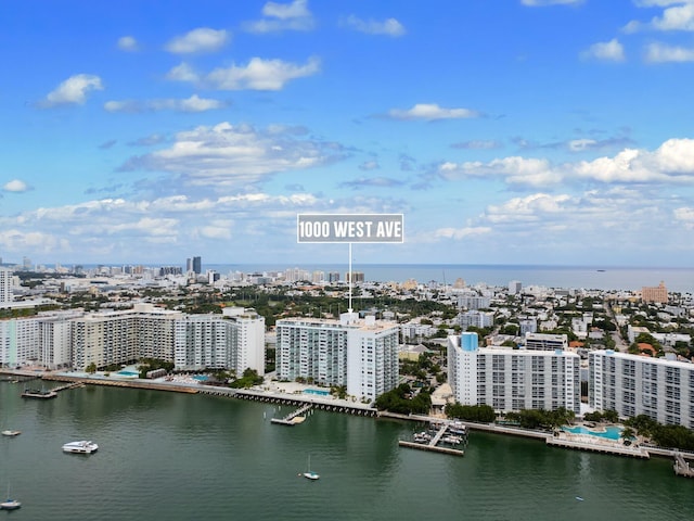 1000 W Ave Unit 502, Miami Beach, FL 33139 - view of urban area with a nearby body of water
