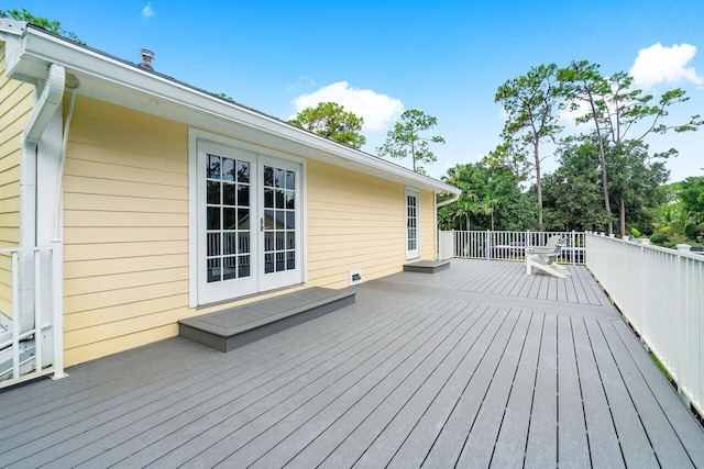 view of deck