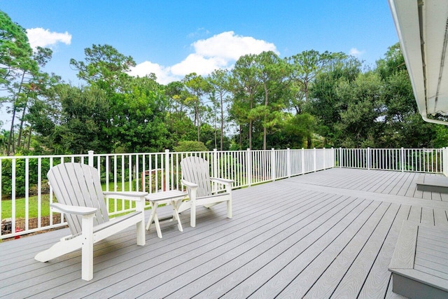 view of deck