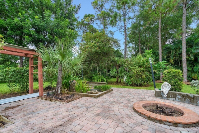 view of patio