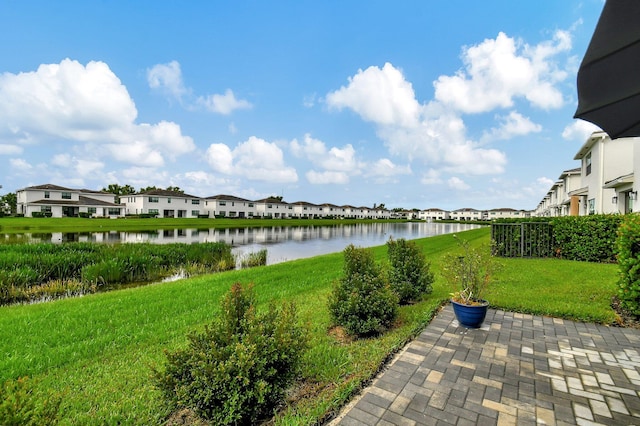 exterior space with a residential view