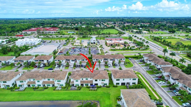 birds eye view of property featuring a residential view