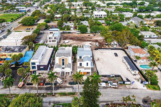 drone / aerial view featuring a residential view