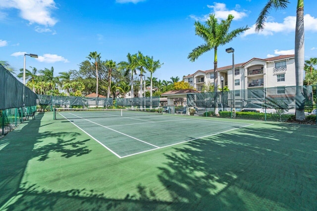 view of sport court