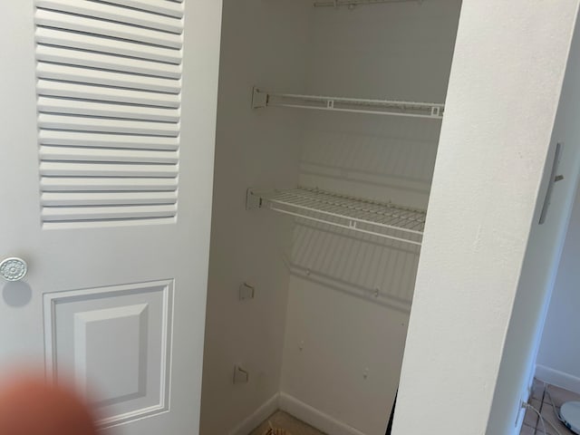 view of closet