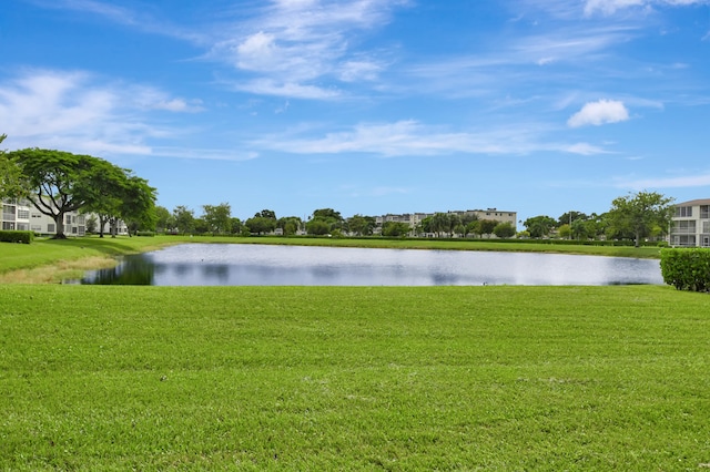 property view of water