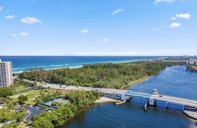 4101 N Ocean Blvd Unit D-308, Boca Raton, FL 33431 - bird's eye view of a large body of water and a notable bridge