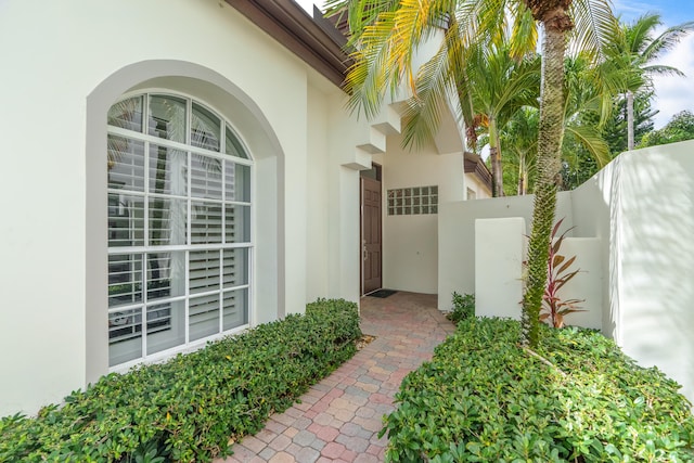 view of entrance to property