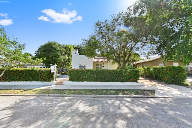 view of front of home