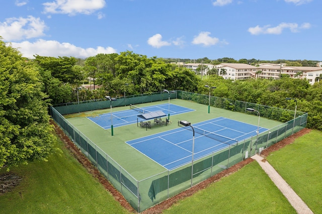 view of sport court