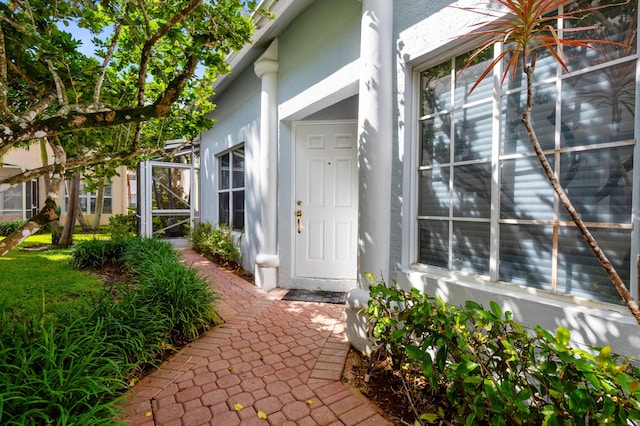 view of entrance to property