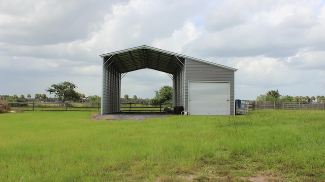 property entrance with a yard and cooling unit