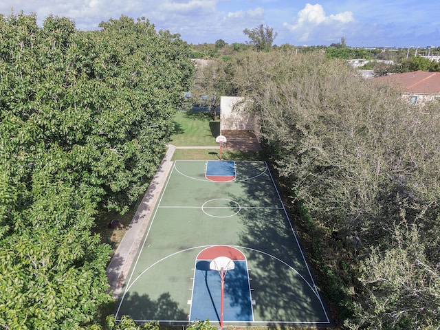 view of sport court