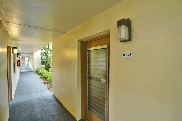 view of hallway