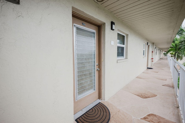 view of entrance to property