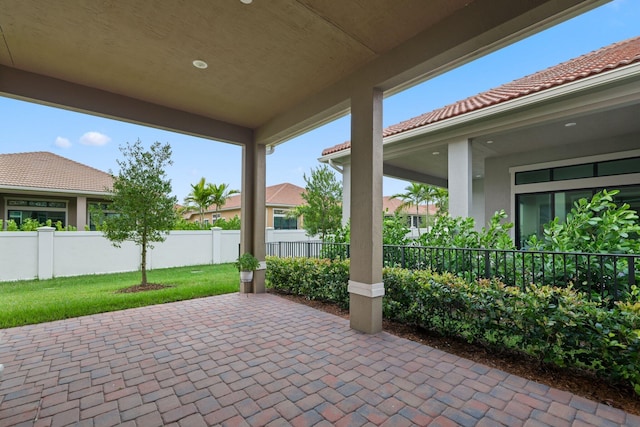 view of patio