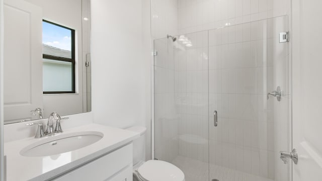 5237 Saint Vincent Ln, Westlake, FL 33470 - full bathroom with a shower stall, vanity, and toilet