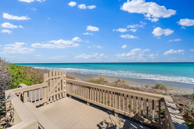 500 Ocean Dr Unit E-9A, Juno Beach, FL 33408 - water view with nearby beach