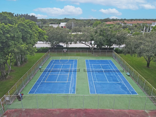 view of sport court