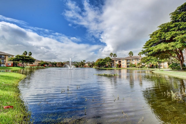 property view of water