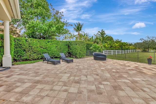 view of patio