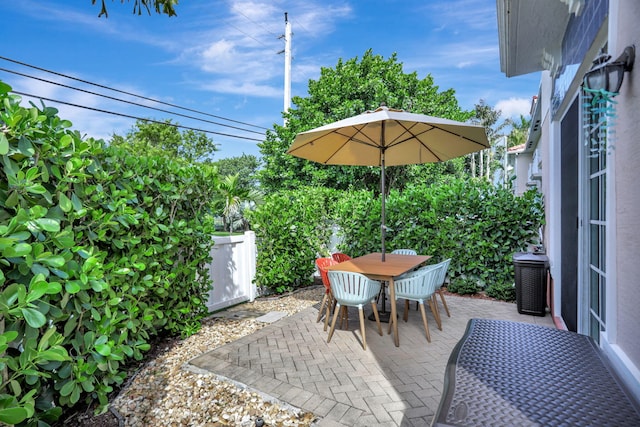 view of patio / terrace featuring central air condition unit