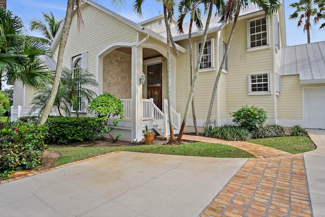 view of front of home