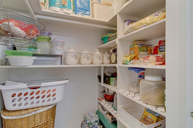 view of pantry