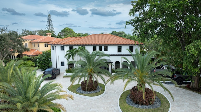 view of mediterranean / spanish house