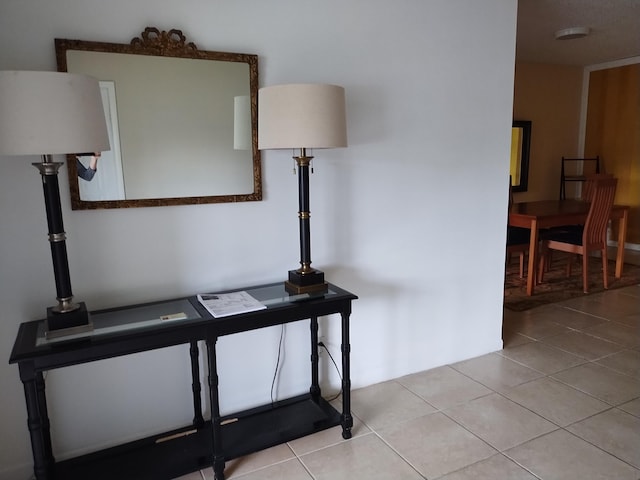 details featuring tile patterned flooring