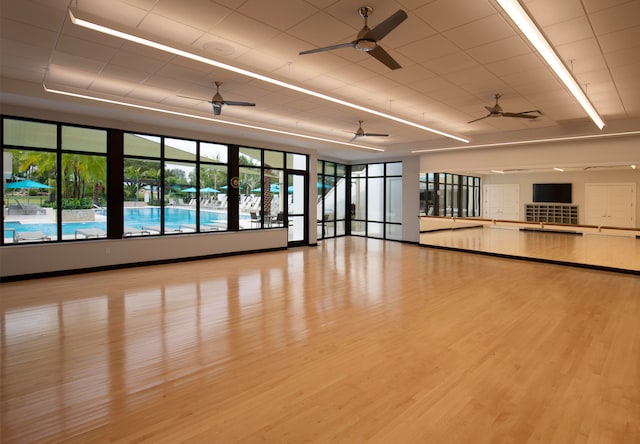 interior space featuring light hardwood / wood-style flooring