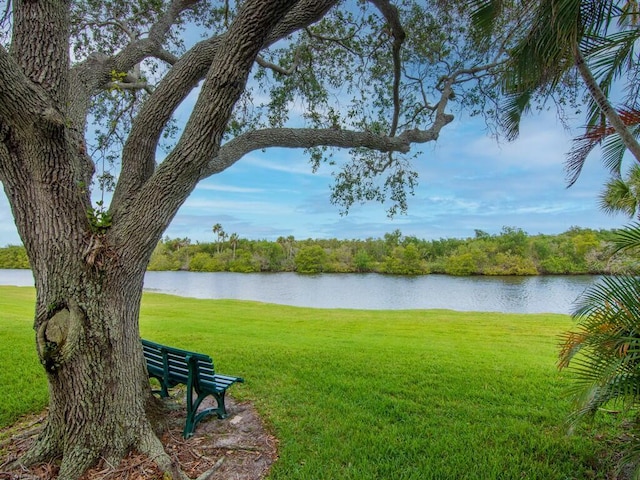 view of water feature