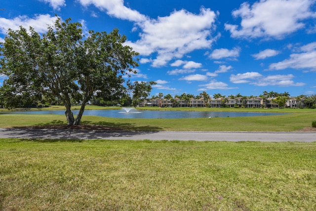 property view of water