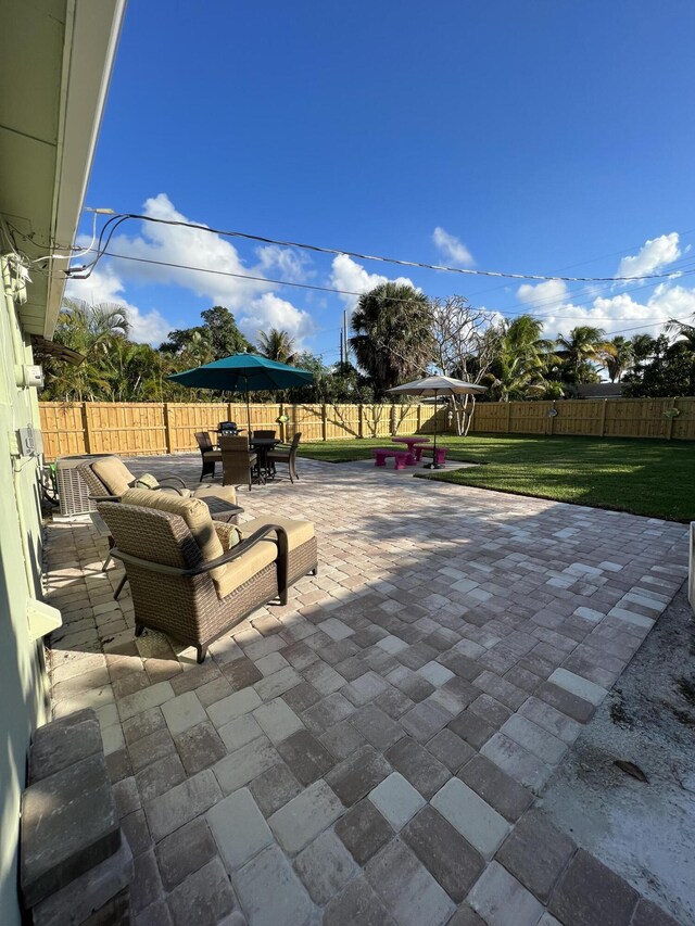 view of patio