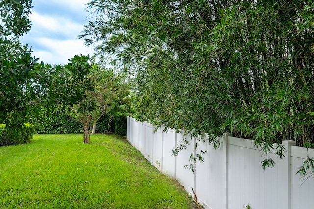 view of yard