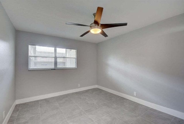 632 Monaco N, Delray Beach, FL 33446 - spare room featuring ceiling fan and baseboards
