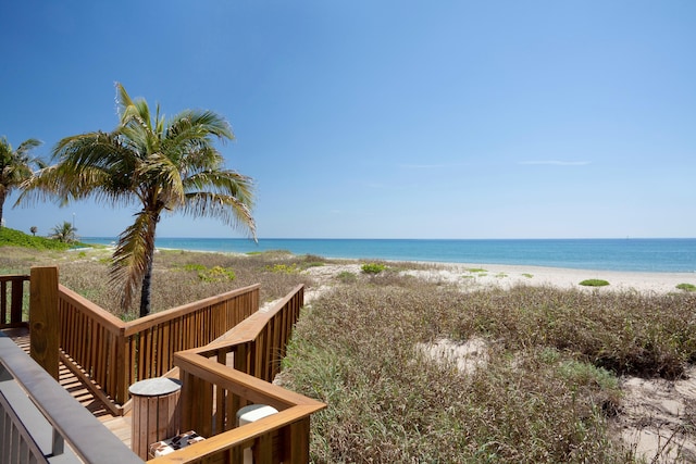 water view with a beach view