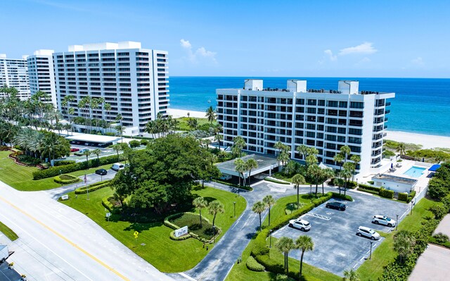 1800 S Ocean Blvd Unit 5C, Boca Raton, FL 33432 - bird's eye view of apartment complex and a large body of water