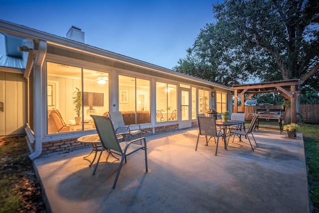 view of patio / terrace