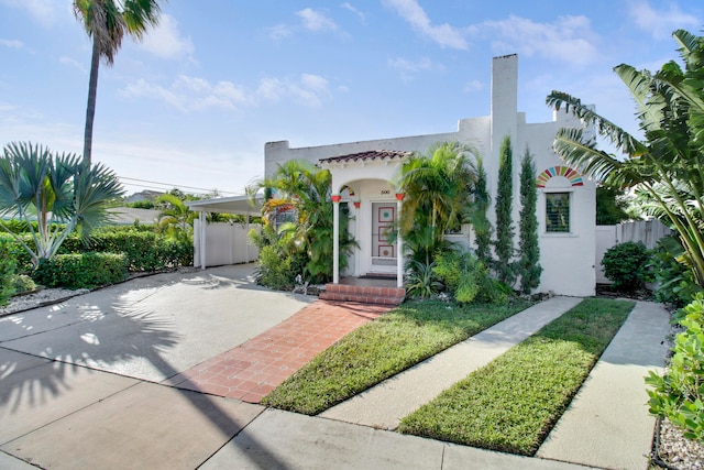 view of mediterranean / spanish house