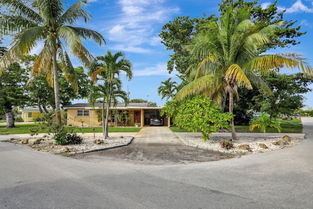 view of front of home